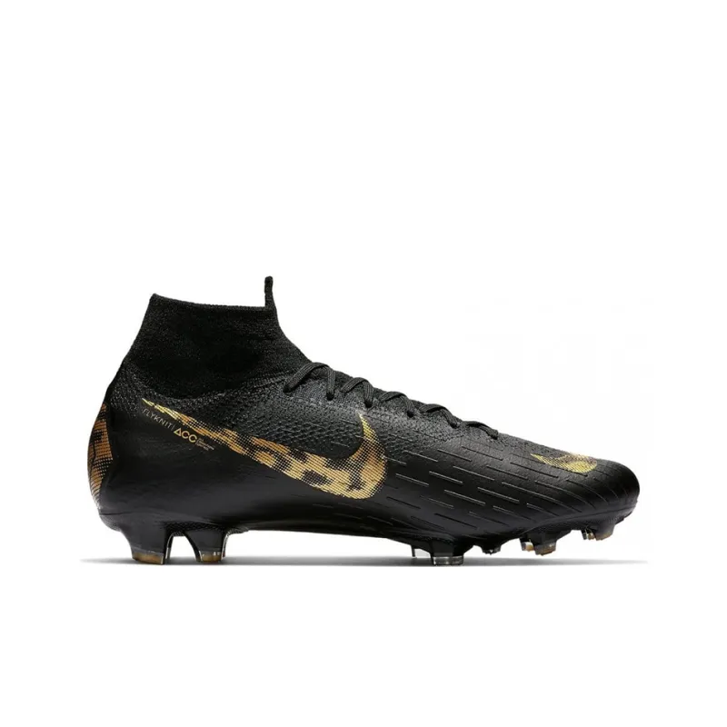 Nike Mercurial Superfly 6 Elite Fg Black Metallic Gold-1