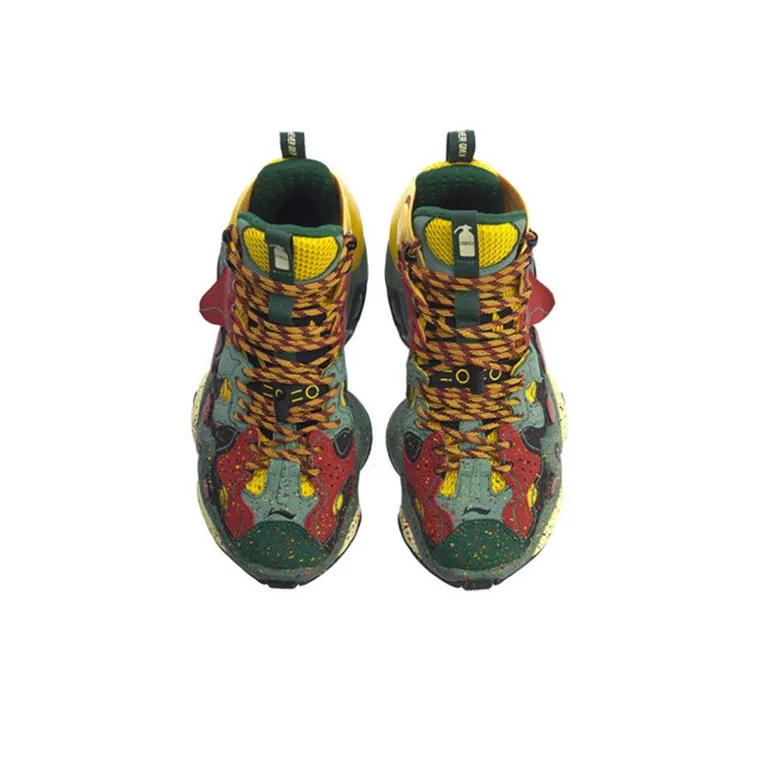 LiNing 2020 ACE A/W NYFW Men's Shoes - Green/Yellow-3