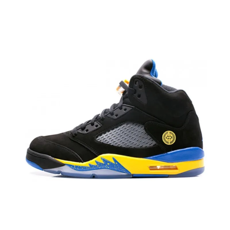 Jordan 5 blue and yellow online