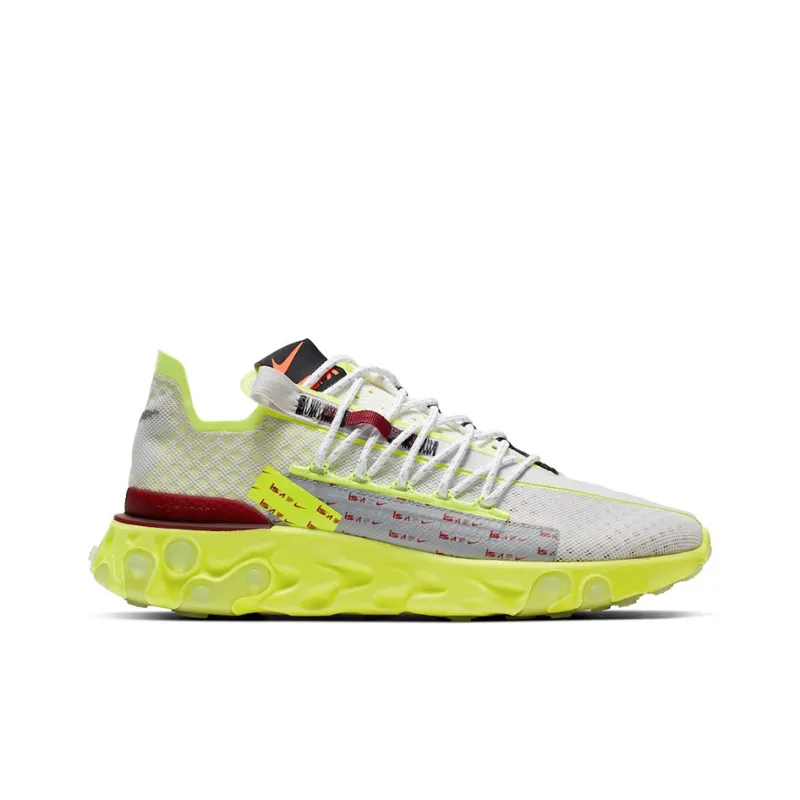 Nike React Runner Ispa Platinum Tint Volt Glow Team Red-1