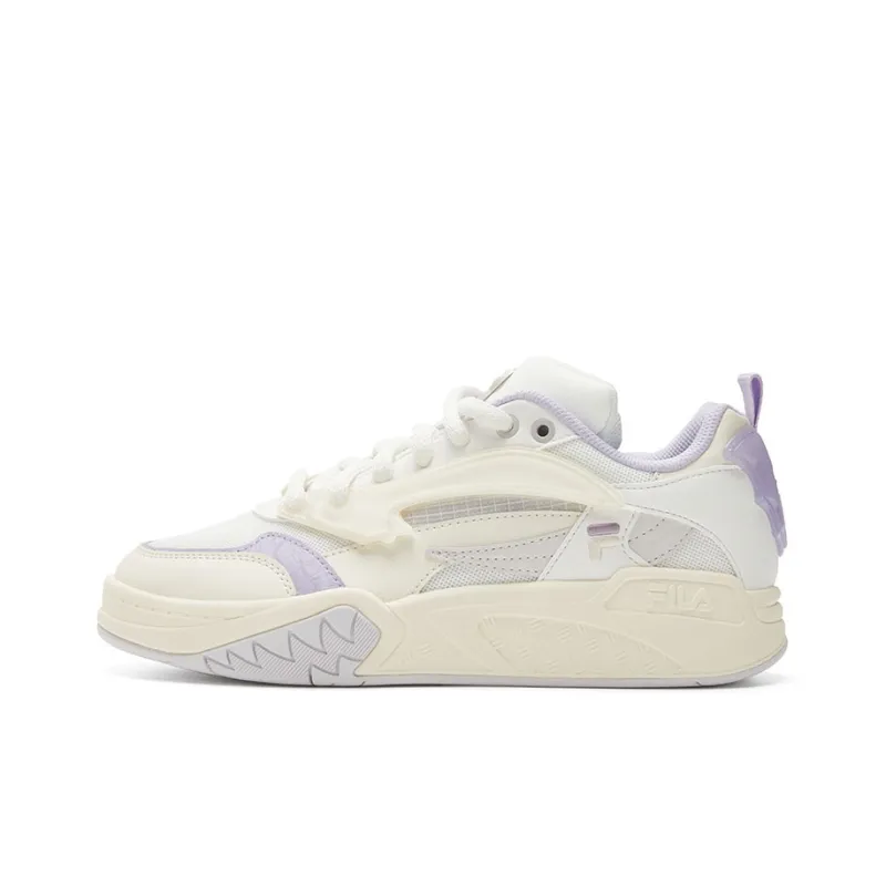 FILA FUSION Lifestyle Basketball Heritage Sneakers 'White Purple' Women's-0