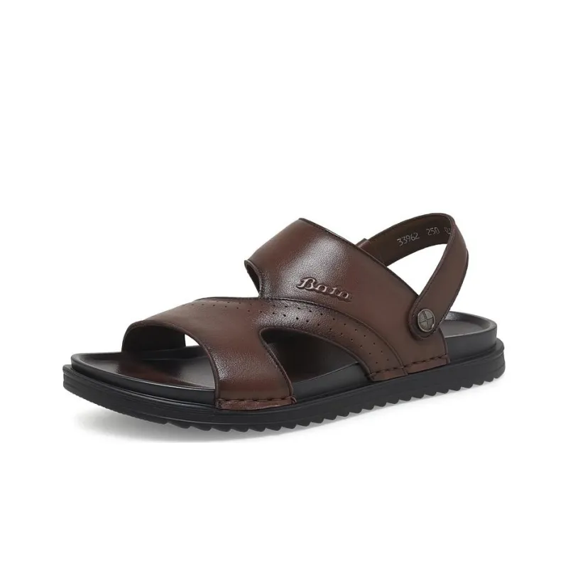BATA Beach Sandals Men Brown/Black-1