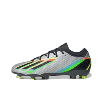 Adidas X Cushioned Slip Resistant Abrasion Resistant Soccer Shoes Silver Black