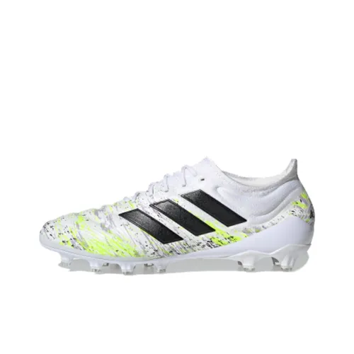 Adidas Copa 20.1 Soccer Shoes Men Low-Top Bright White/Black/Green