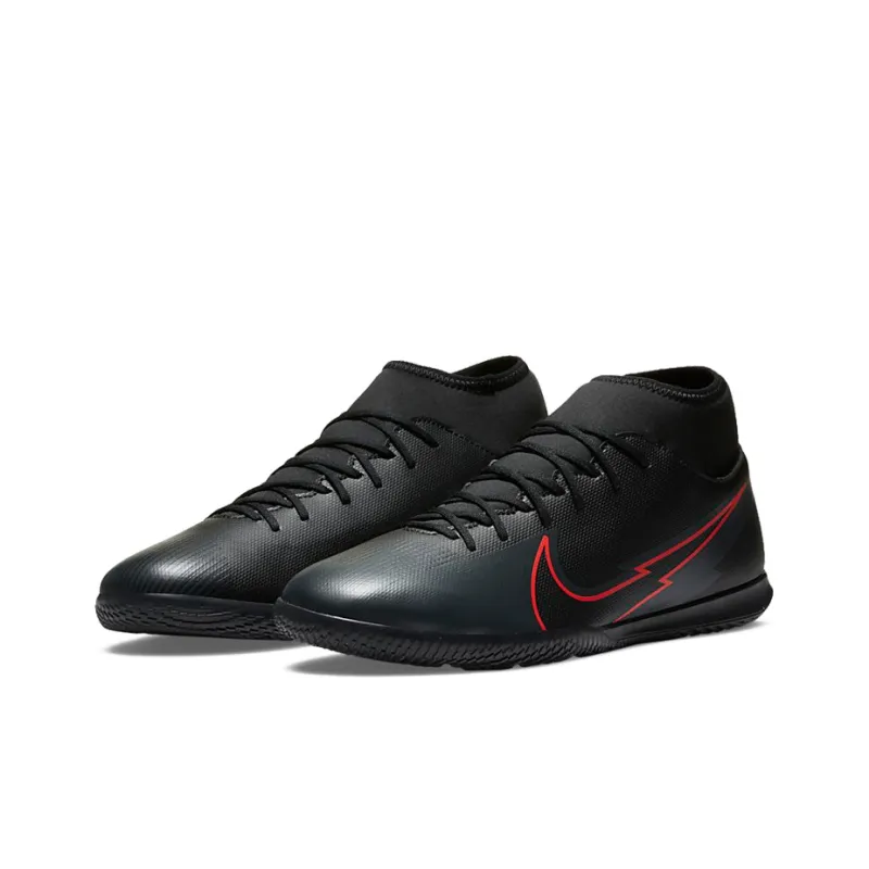 Nike Mercurial Superfly 7 Club Ic Indoor Court 'Black Red'-2