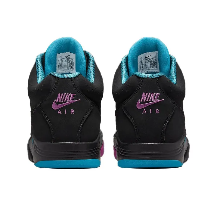 Nike Air Flight Lite Ii Mid Black Cyber Teal-4
