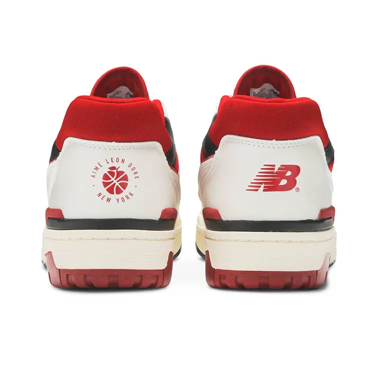 New Balance 550 Aime Leon Dore White Red-3