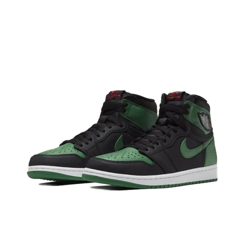 Jordan 1 Retro High Pine Green Black-2