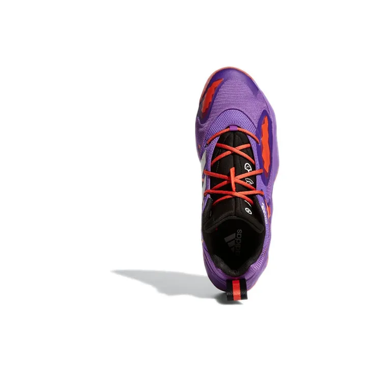 Adidas Exhibit A Low Top Vintage Basketball Shoes Men's Fuchsia-4