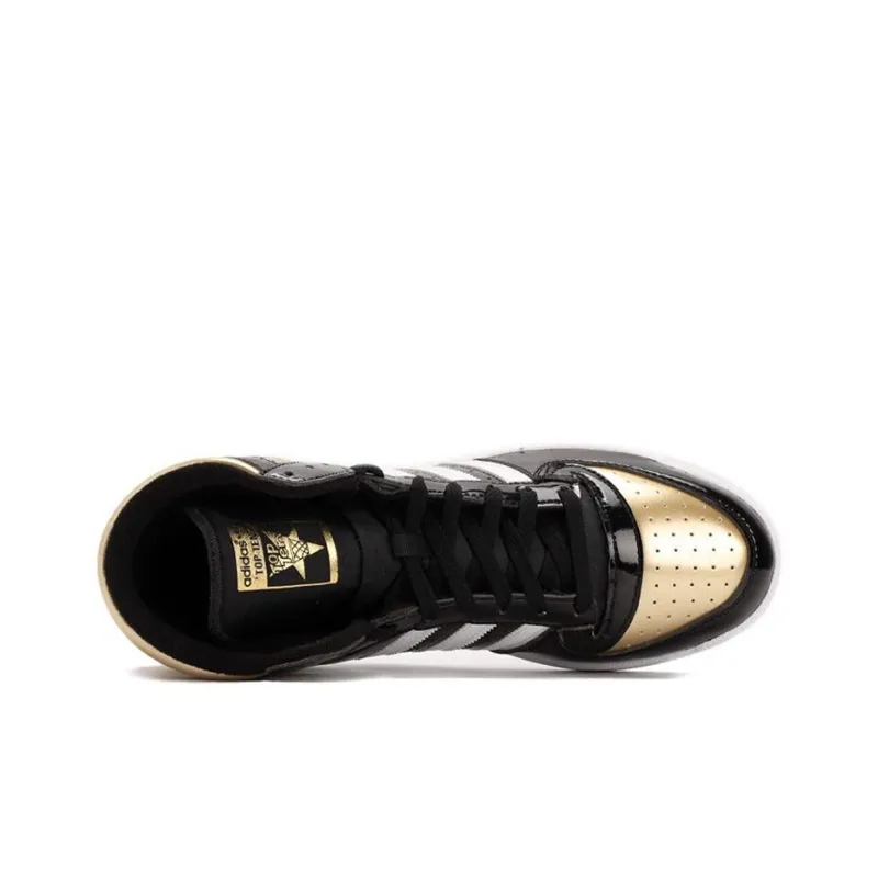 Adidas Top Ten Black Gold Patent-4