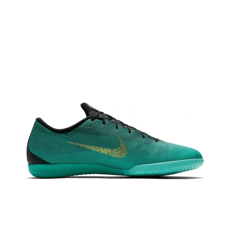 Nike Mercurial Vapor 12 Soccer Shoes Men Low-Top Green/Black-1