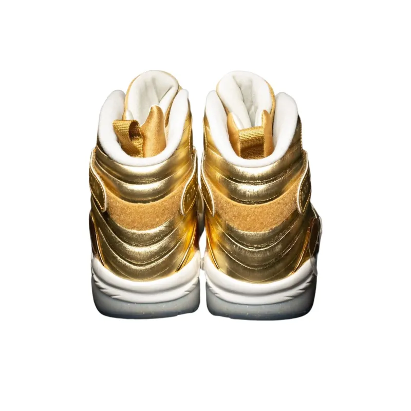 Jordan Air Jordan 8 OVO 'Gold' Cushioning Anti-Slip And Wear-Resistant High-Top Vintage Basketball Shoes Gold-3