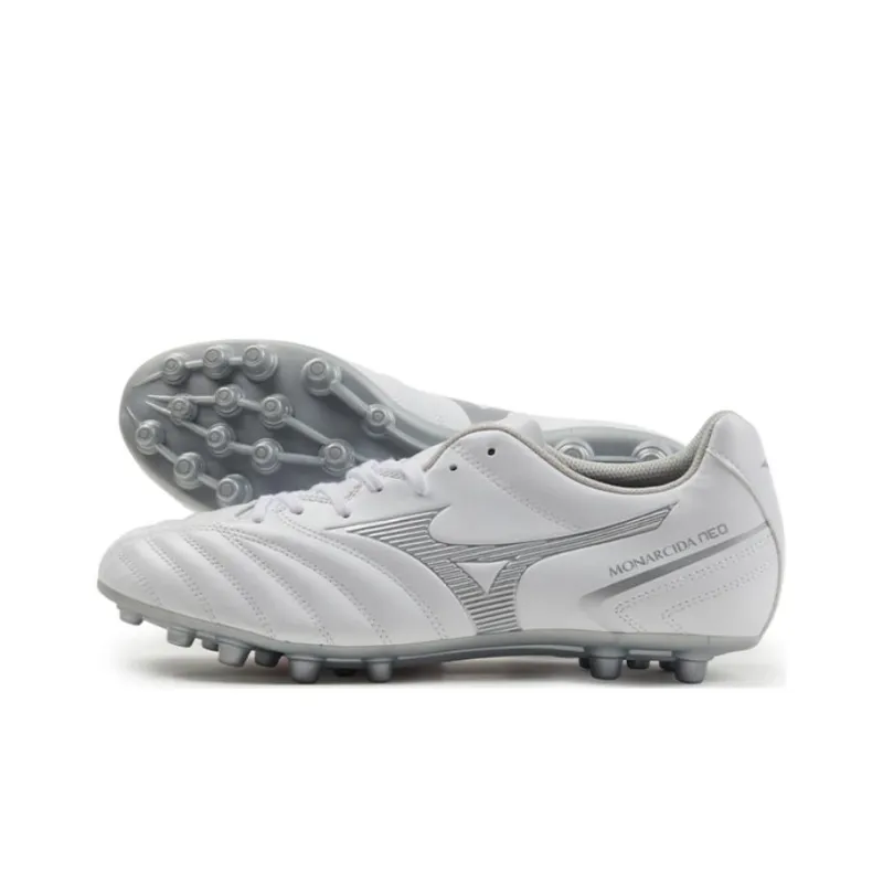 Mizuno MONARCIDA NEO 2 AG Rubber Short Studs IC/in Anti-Slip Wear-Resistant Soccer Shoes Men's Gray-3