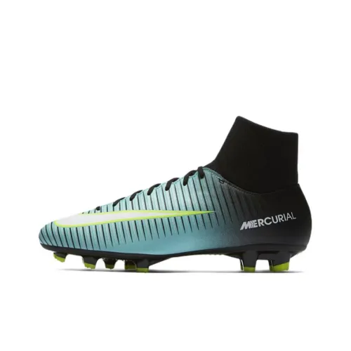 Nike Mercurial Victory Soccer Shoes Men High-Top Black/Green