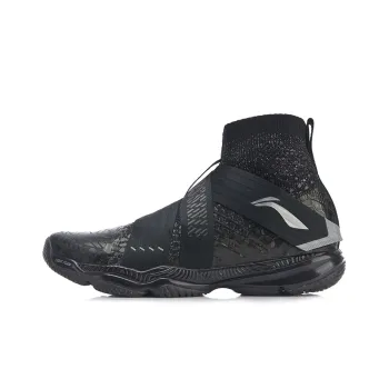 LINING Ranger Badminton Shoes Unisex High Top Black