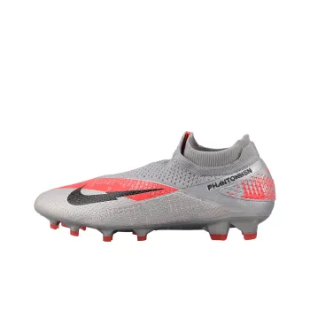 Nike Phantom Vision 2 Elite Df Fg Metallic Grey Crimson