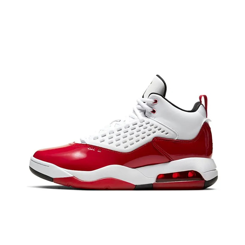 Jordan Maxin 200 White Gym Red-0