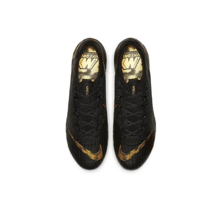 Nike Vapor 12 Elite Fg Black Gold-3