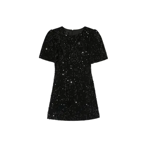 Adeworn Short-Sleeved Dresses Women's Black