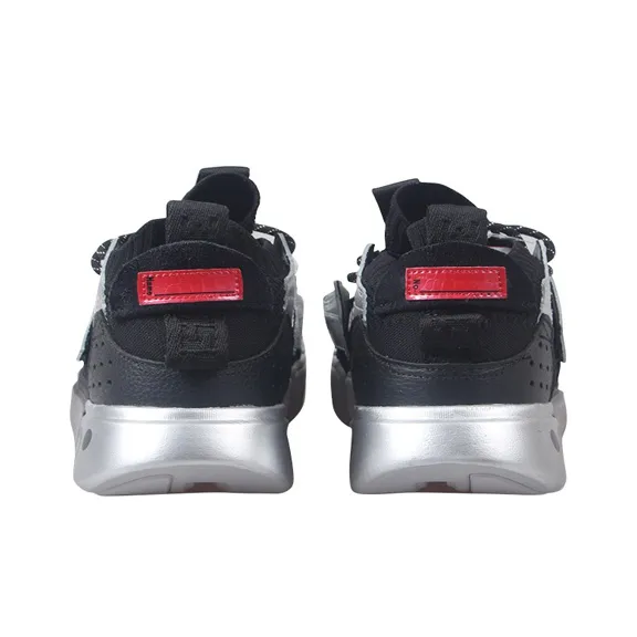 LiNing Essence Cushioning, Slip Resistant, And Abrasion Resistant Low Top Vintage Basketball Shoes Men's Black-3