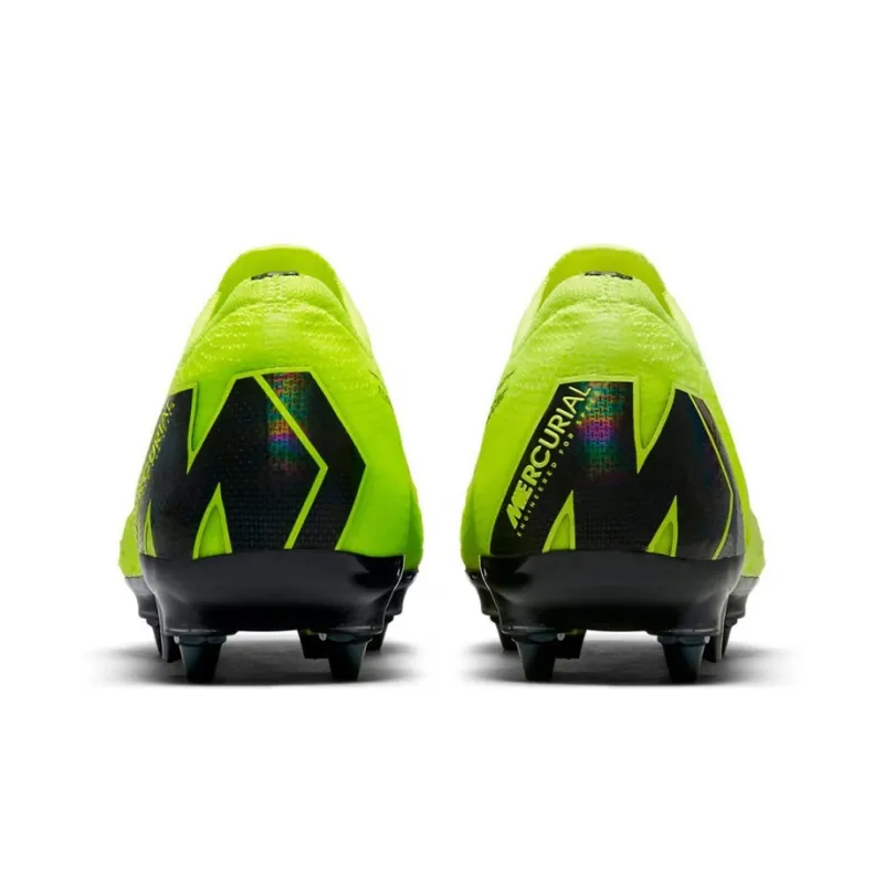 Nike Mercurial Vapor 12 Soccer Shoes Men Low-Top Neon Green-4