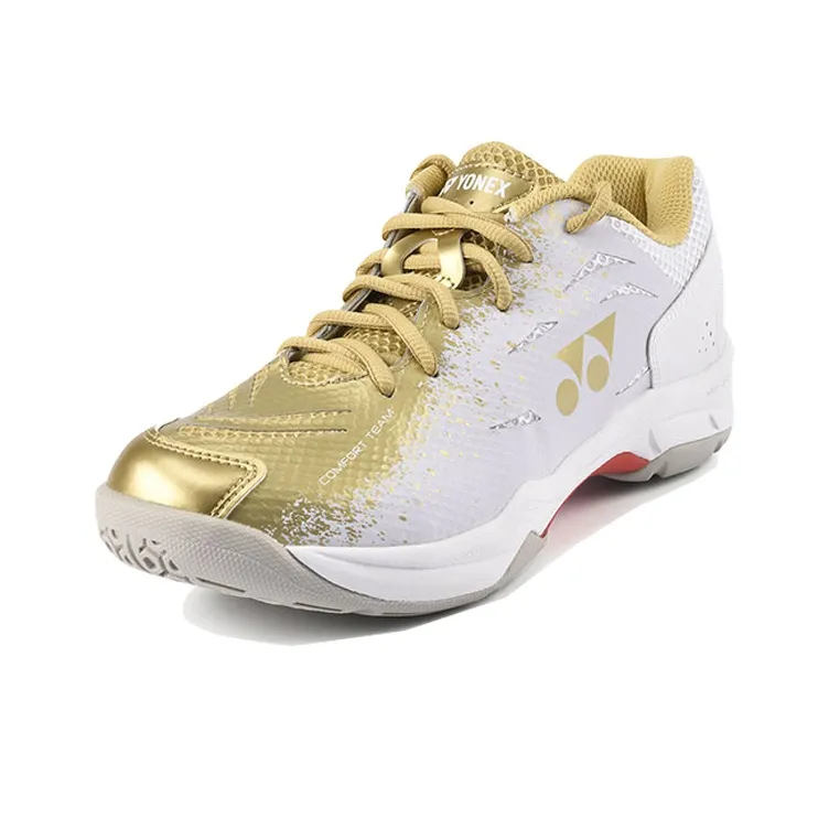 YONEX Power Cushion CFT Anti Slip Wear Resistant Breathable Lightweight Coverage Low Top Badminton Shoes Unisex Gold-2