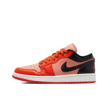 JORDAN 1 Low Orange Black Women's