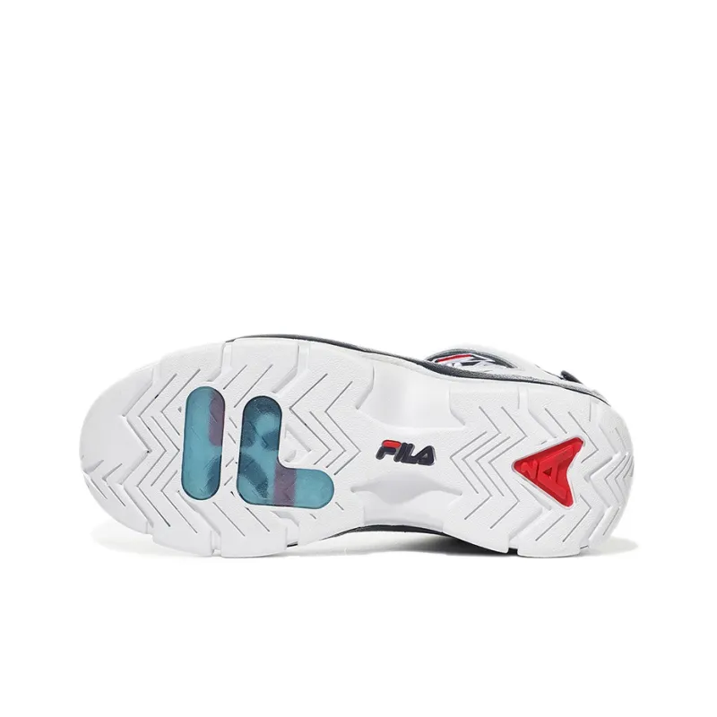 FILA Unisex High Top White/Blue-5
