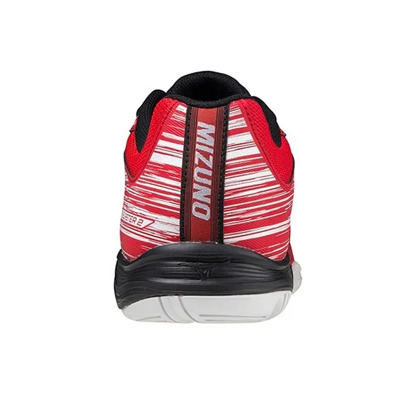 Mizuno Blast Badminton Shoes Unisex Low-Top Red/Black-3