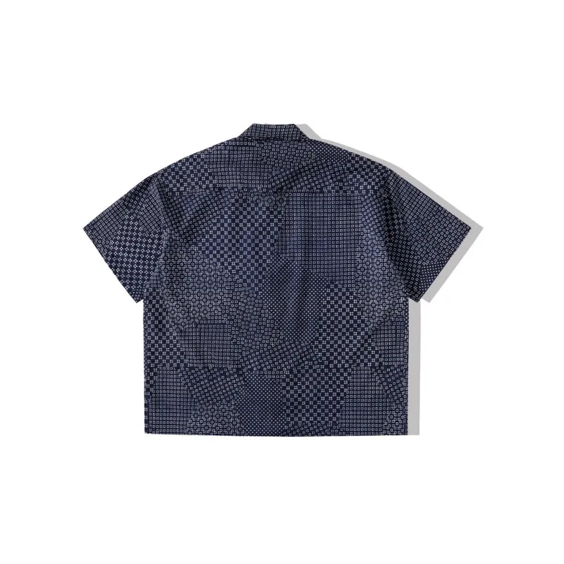 TEKABLU Shirts Men Tattoo Blue-1