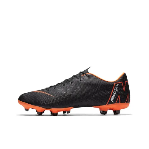 Nike Mercurial Vapor 12 Soccer Shoes Men Low-Top Black/Orange