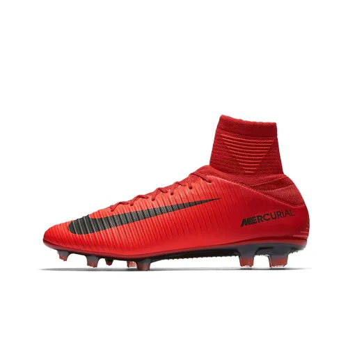 Nike Mercurial Superfly 5 Soccer Shoes Men High-Top Red/Black