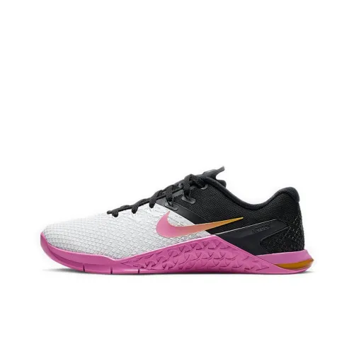 Nike Metcon 4 Training Shoes Women's Low-Top Black/Pink White