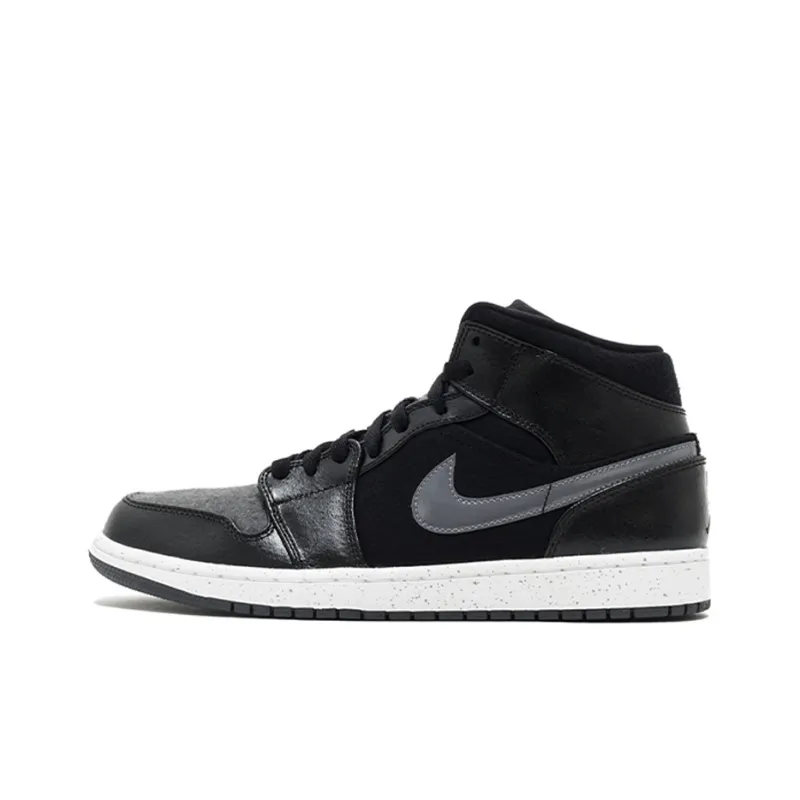 Jordan 1 Mid Premium Winterized Black Grey-0