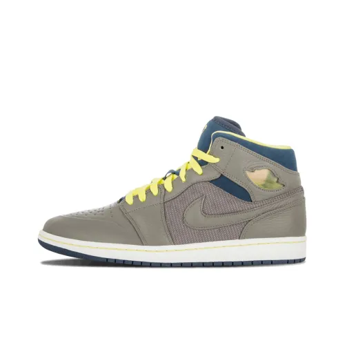 Jordan 1 Retro '97 TXT Flat Pewter Electric Yellow