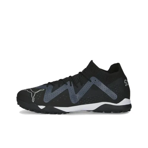 PUMA Future Match Soccer Shoes Men Low-Top Black/Blue