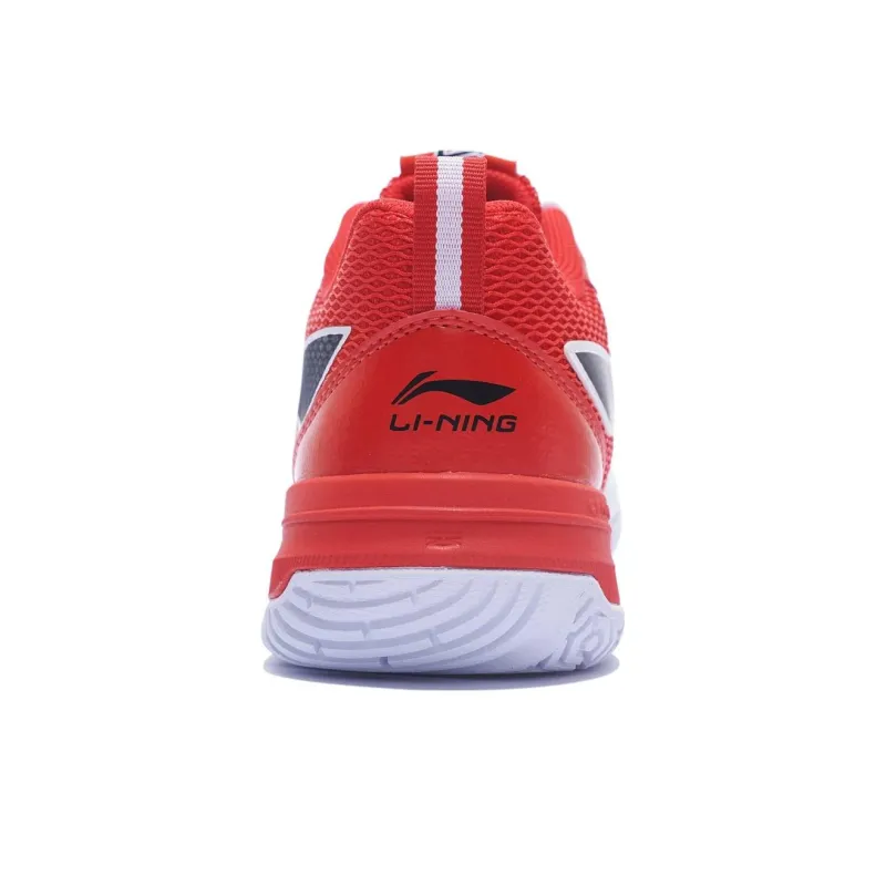 LiNing Blade LITE Blade Lite Cushioning Anti Slip And Wear Resistant Rebound Low Top Badminton Shoes Unisex White Red-5