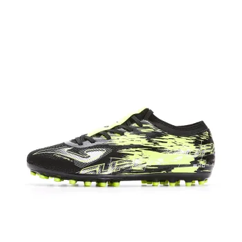 Joma AG Rubber Short Studs Wear Resistant Coverage Soccer Shoes Men's Black Yellow