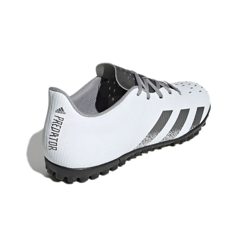 Adidas Predator Freak.4 Turf Soccer Shoes 'Cloud White Iron Metallic Solar Red'-3