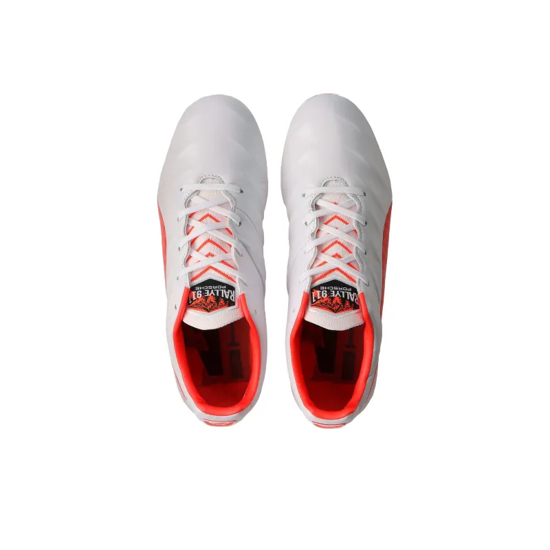 PUMA King Platinum 21 Rally Fg 'White Orange'-3