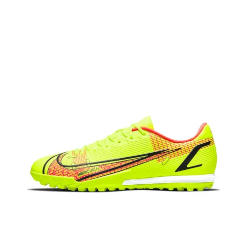 Nike Mercurial Vapor 14 Soccer Shoes Men Low-Top Neon Yellow