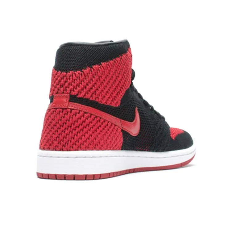 Jordan 1 Retro High Flyknit Bred-2