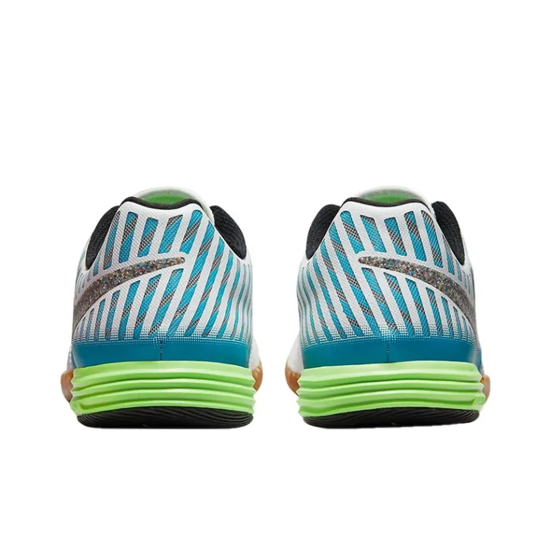 Nike Lunar Gato Ii Ic 'Black Light Photo Blue Lime Glow'-4