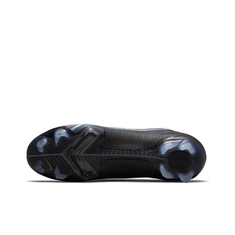 Nike Mercurial Superfly 8 Elite Fg Black Light Blue-5