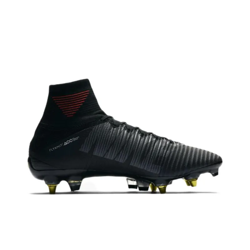 Nike Mercurial Superfly 5 Soccer Shoes Men High Top Black/White-1