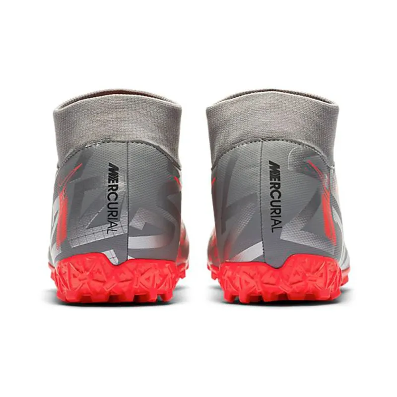 Nike Mercurial Superfly 7 Academy Tf Turf 'Grey Red'-4