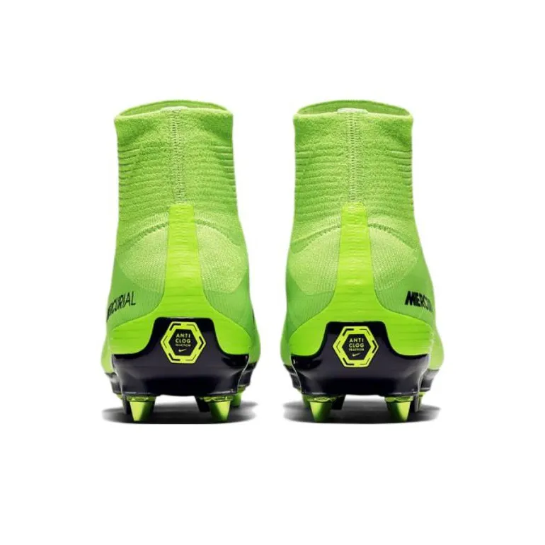 Nike Mercurial Superfly 5 Soccer Shoes Men High Top Green/Black-4
