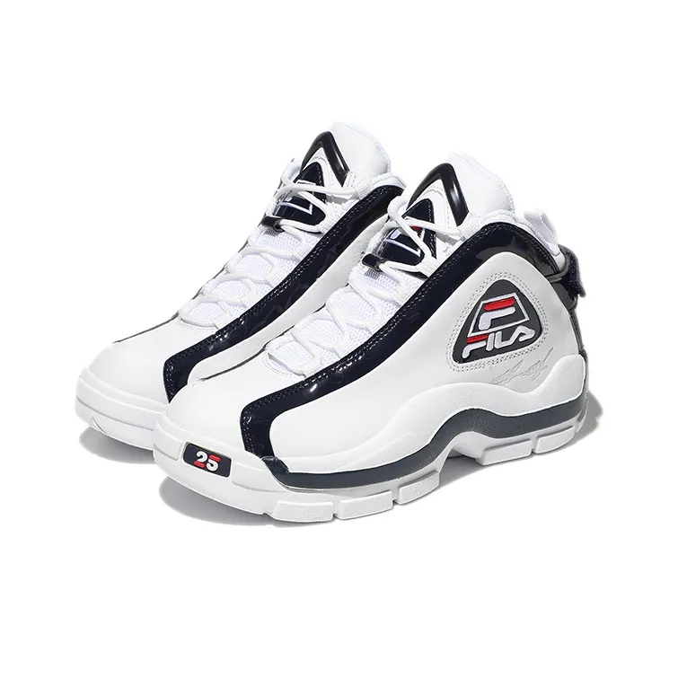 FILA Unisex High Top White/Blue-2