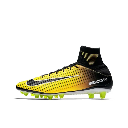 Nike MERCURIAL VELOCE 3 Soccer Shoes Men High-Top Yellow/Black