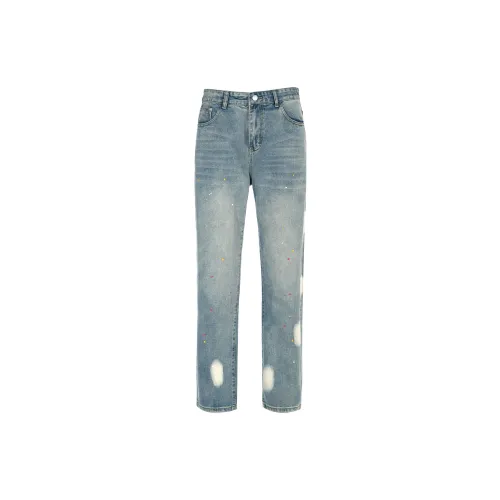 YearnObtainRainbow Jeans Unisex Blue